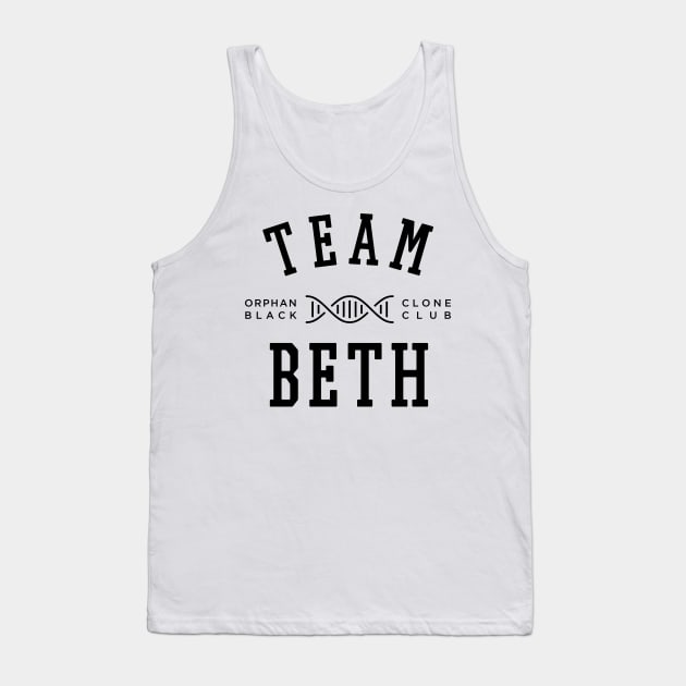 TEAM BETH ORPHAN BLACK Tank Top by localfandoms